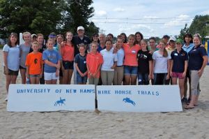 The participants and auditors from the Daniel Stewart clinic at UNH July 2013.  Photo credit: Lauren Atherton Eventing