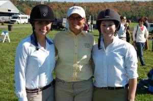 With members of the UNH IHSA team at a Vermont show.